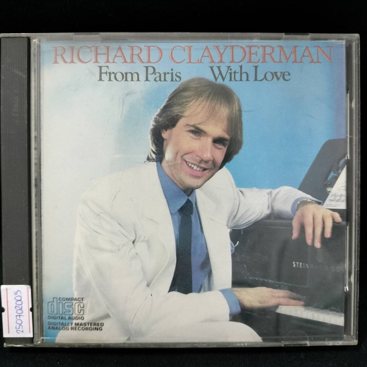 Richard Clayderman – From Paris With Love / USA / แผ่นมีรอยปากกา / แผ่นดี