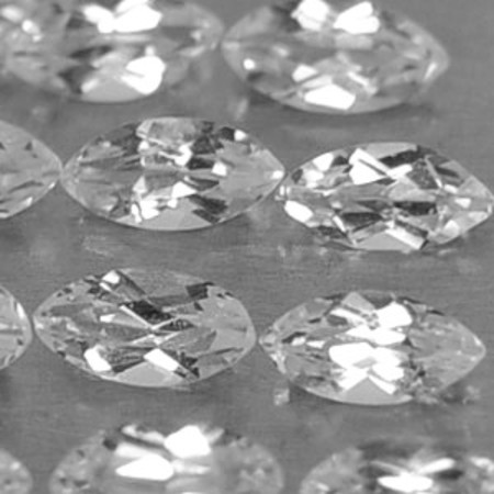 แซฟไฟร์ขาว (White Sapphire) 0.97 กะรัต 25 ชิ้น