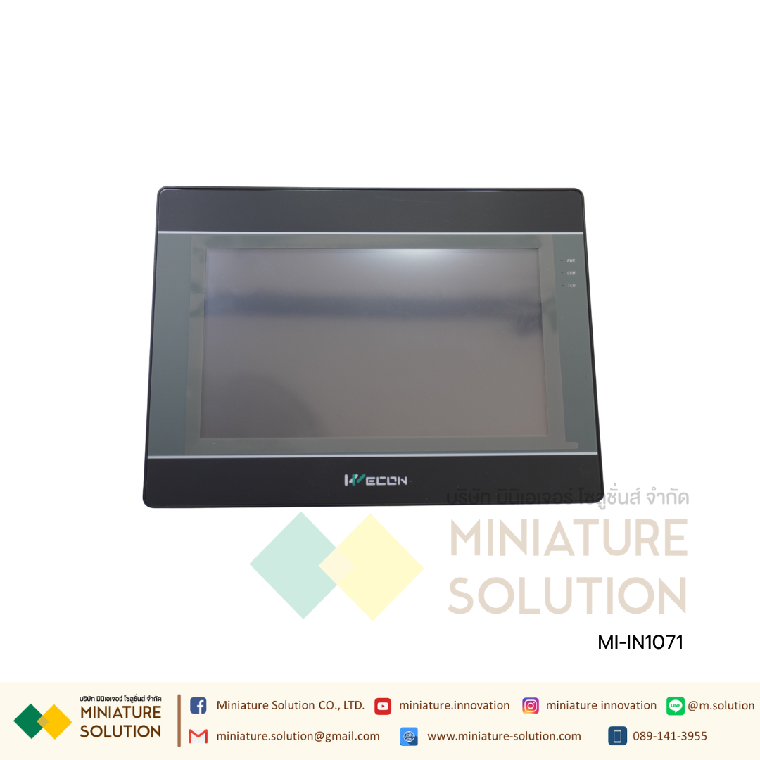 Wecon 7 inch HMI IN1073 Wecon HMI | 7.0 Inch 24VDC หน้าจอแสดงผล ขนาด 7 นิ้ว