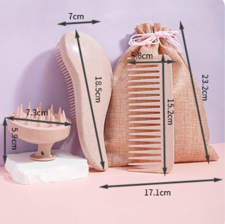 ชุดหวี,ชุดของแจก,ชุดอุปกรณ์หวีผม,สกรีนโลโก้