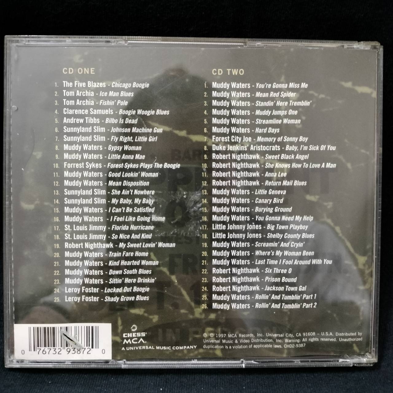 Various – The Aristocrat Of The Blues - The Best Of Aristocrat Records / USA / ปกเจาะ / ปกในมีจุดเหลือง / 2CD / แผ่นดี