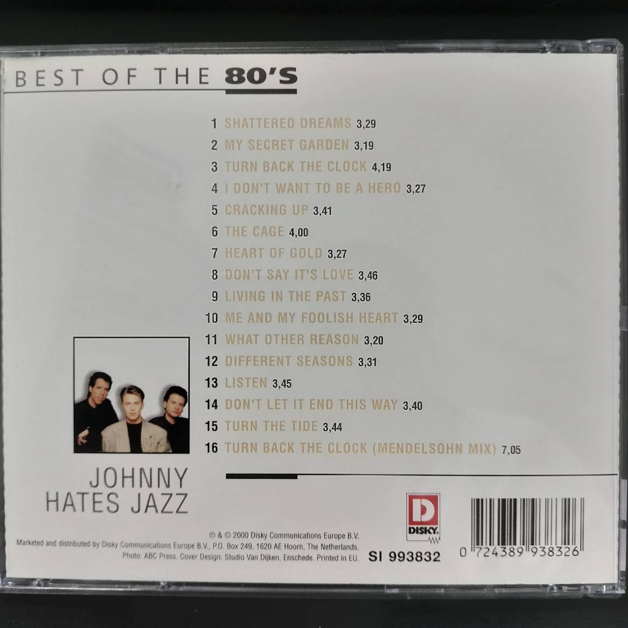 Johnny Hates Jazz – Johnny Hates Jazz / EU / แผ่นดี