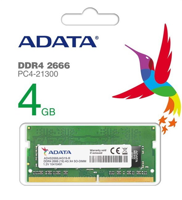 4GB DDR4-2666MHz SODIMM ADATA