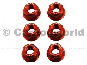 CNC RACING Sprocket Flange Nut น๊อตฮับ 6 ตัว สำหรับ Ducati (รหัสสินค้า DA384)