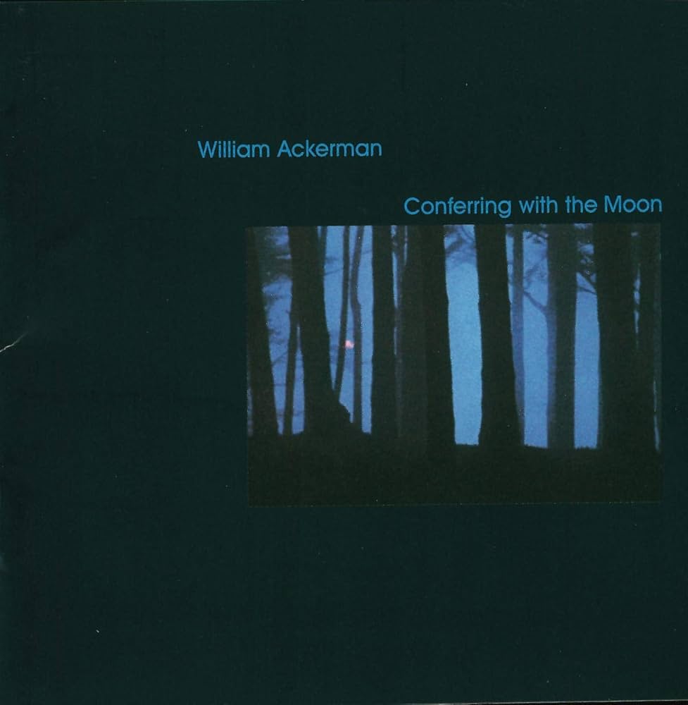William Ackerman – Conferring With The Moon / USA / ปกมีจุดเหลือง / แผ่นดี