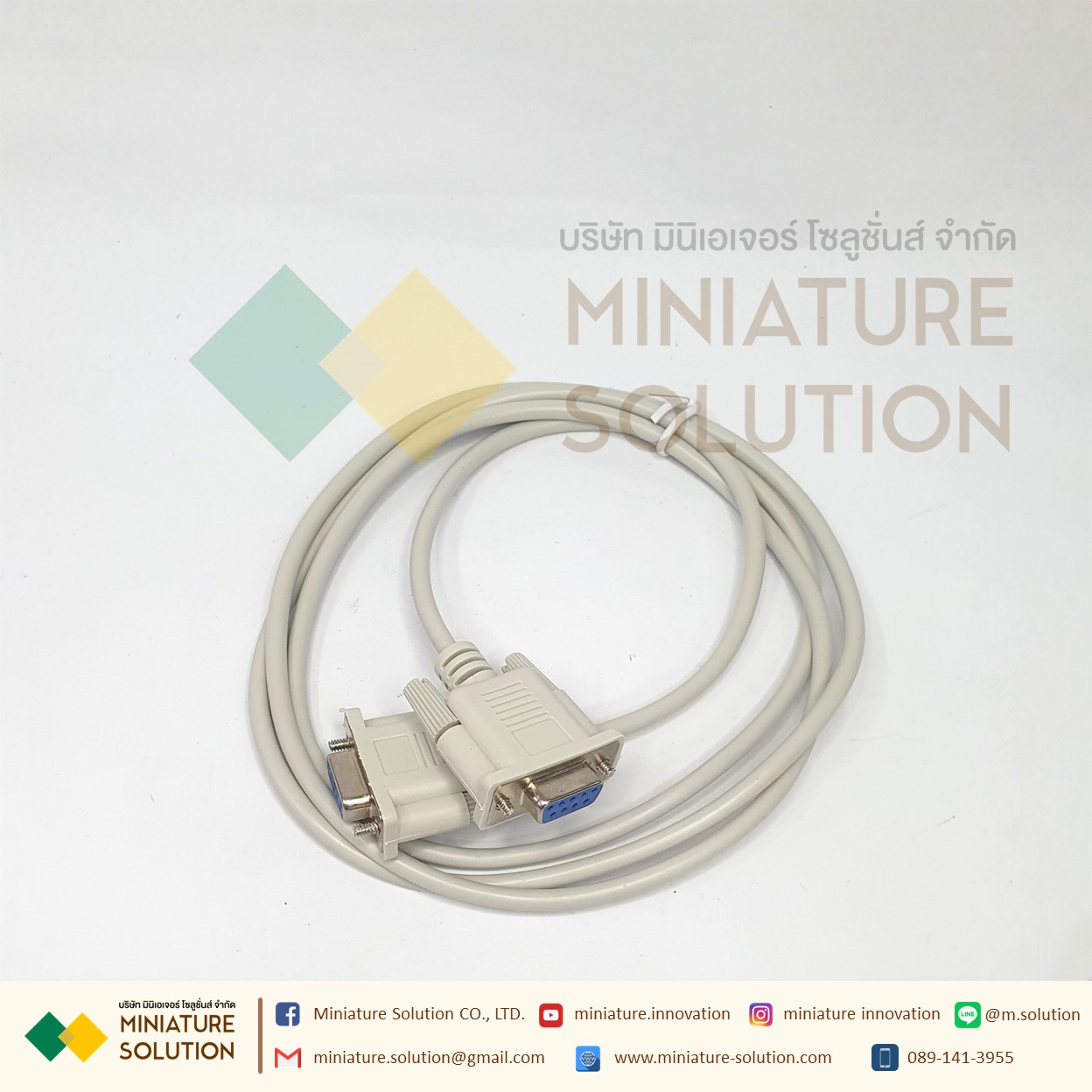 สายลิ้งโหลดโปรแกรม PLC จีน board จีน FX RS232 ใช้กับ PLC Board FX1N,2N,3U และ ต่อจอ OP320 HMI (ตัวเมีย-ตัวเมีย)