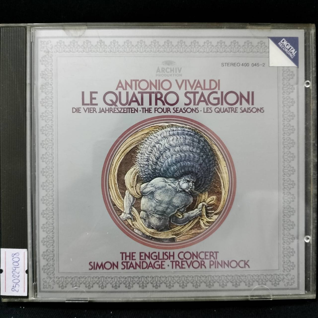 Antonio Vivaldi, The English Concert, Simon Standage, Trevor Pinnock – Le Quattro Stagioni / GERMANY / แผ่นดี