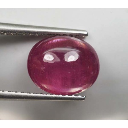 พลอยทับทิม (Ruby) 4.10 กะรัตสีแดง