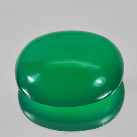 คาลซิโดนีสีเขียว (Green Chalcedony) 11.45 กะรัต