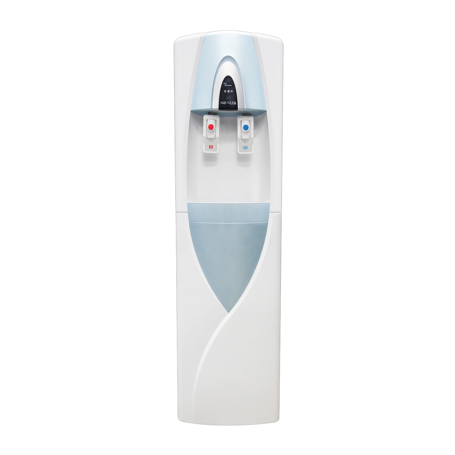 เครื่องกรองน้ำดื่มร้อน-เย็น แบบตั้งพื้น AQUATEK-SILVER ระบบ RO85GPD รุ่น W2-340(RO)