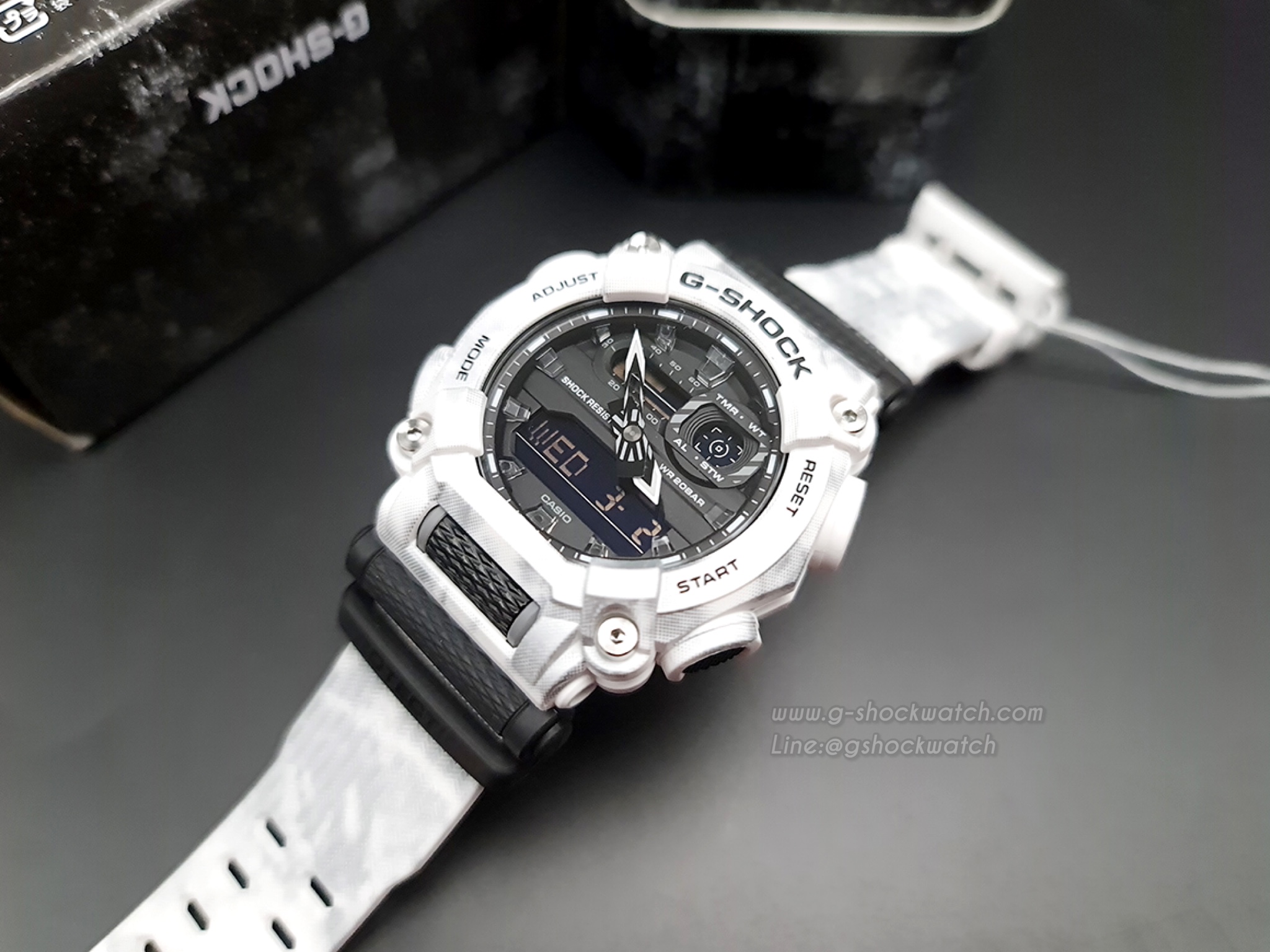 CASIO G-SHOCK นาฬิกาข้อมือ นาฬิกากันน้ำ นาฬิกาของแท้ ประกันศูนย์ CMG 1 ปี รุ่น GA-900GC-7A
