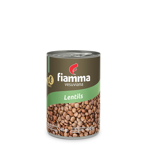 Fiamma Lentils in Brine ถั่วเลนทิลในน้ำเกลือ 400 g. (05-8134)