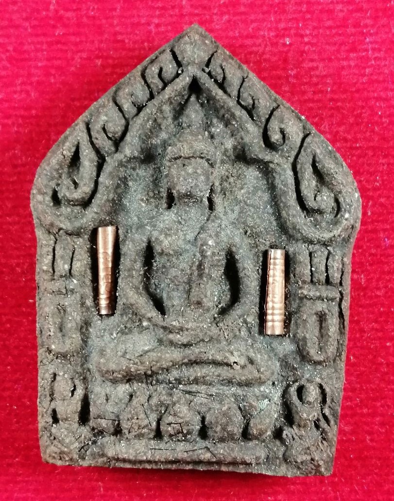 ขุนแผนพรายแม่ผมหอมปราณี (6) วัดเขาปูน นครศรีธรรมราช รุ่นแรก ฝังตะกรุดทองแดง ปี 2564
