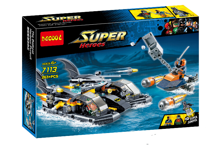 เลโก้จีน Decool 7113 ชุด เรือแบทแมน Batboat