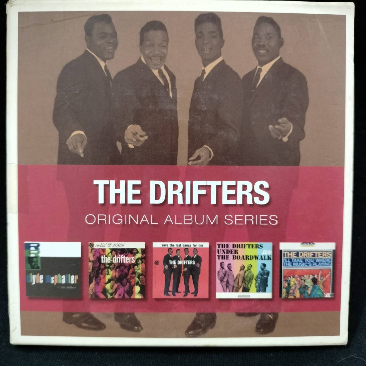 The Drifters – Original Album Series / EU / กล่องสวมมีสก๊อตเทปติดอยู่ / 5CD / แผ่นดี