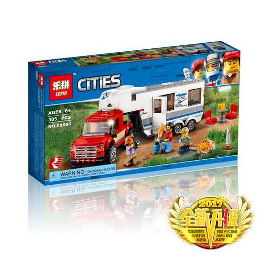 เลโก้จีน LEPIN.02093 ชุด City Pickup & Caravan