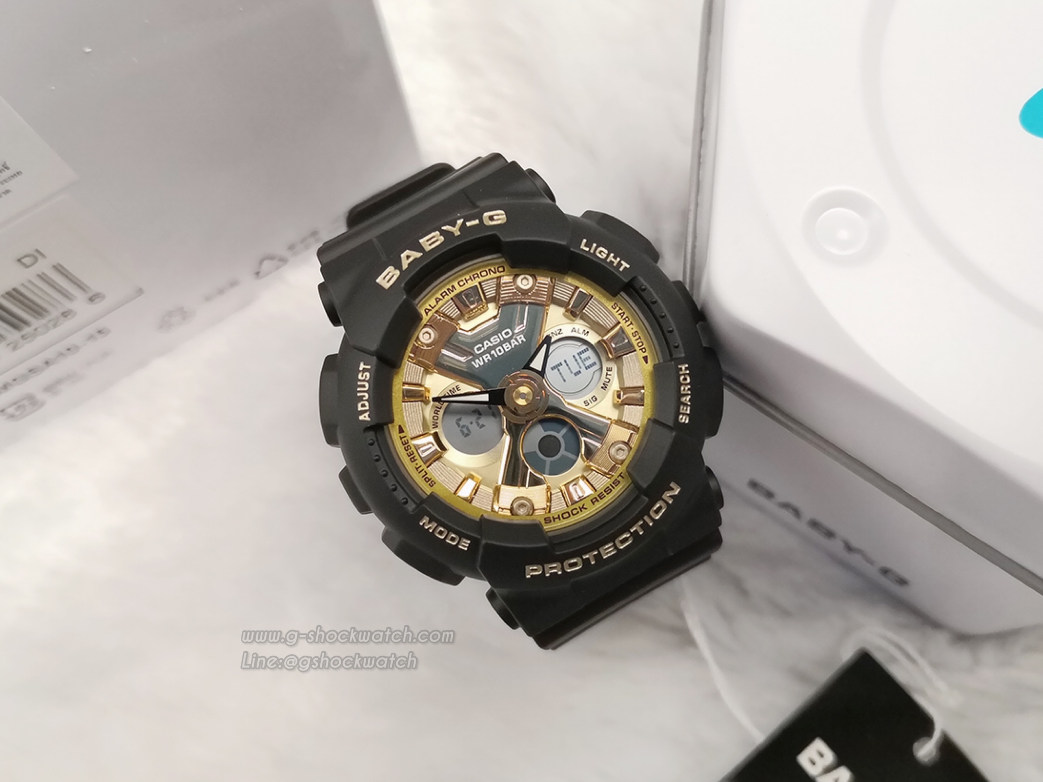 CASIO BABY-G นาฬิกาข้อมือ นาฬิกากันน้ำ นาฬิกาของแท้ ประกันศูนย์ CMG 1 ปี รุ่น BA-130-1A3