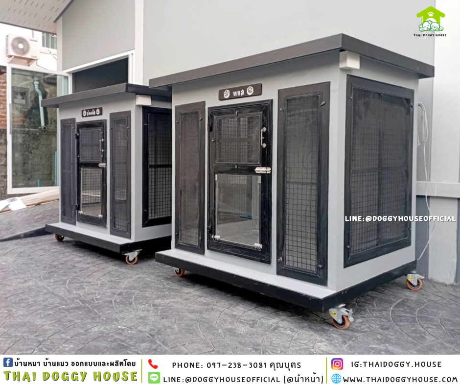 บ้านหมา แบบบ้าน BOX STYLE