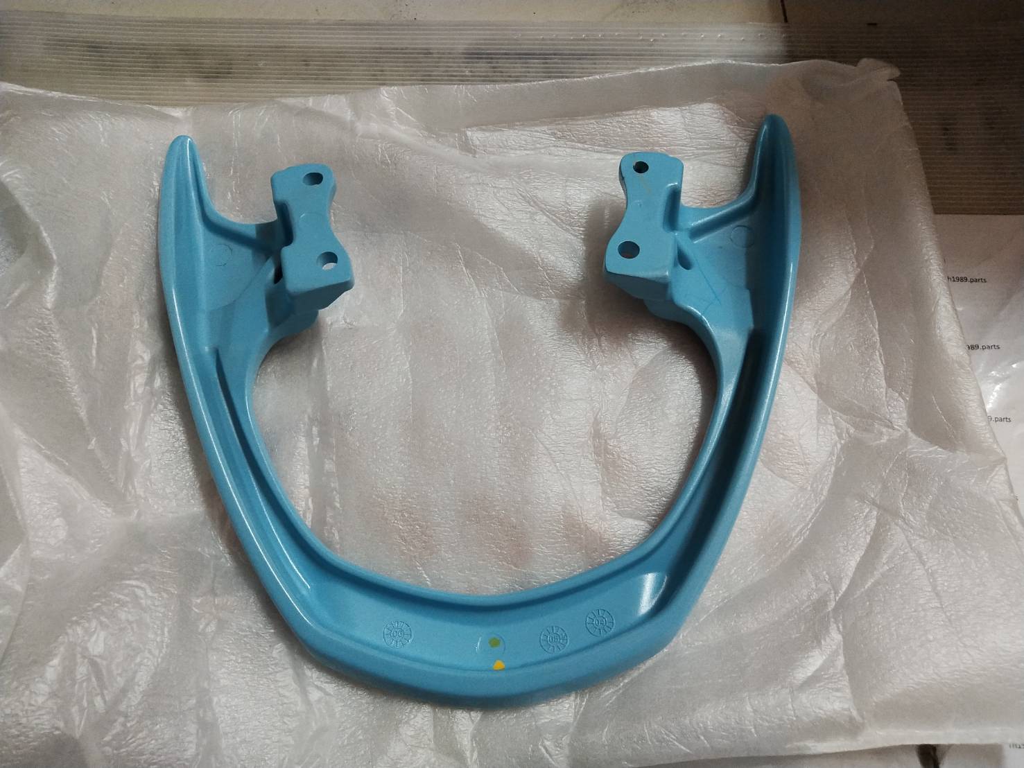 เหล็กกันตกสีฟ้า สำหรับรุ่น MIO MX อะไหล่แท้ YAMAHA 5VV-F4773-10-NX