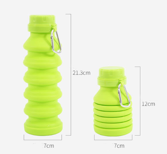 ขวดน้ำพลาสติก,ขวดน้ำพลาสติกพับได้,450ml