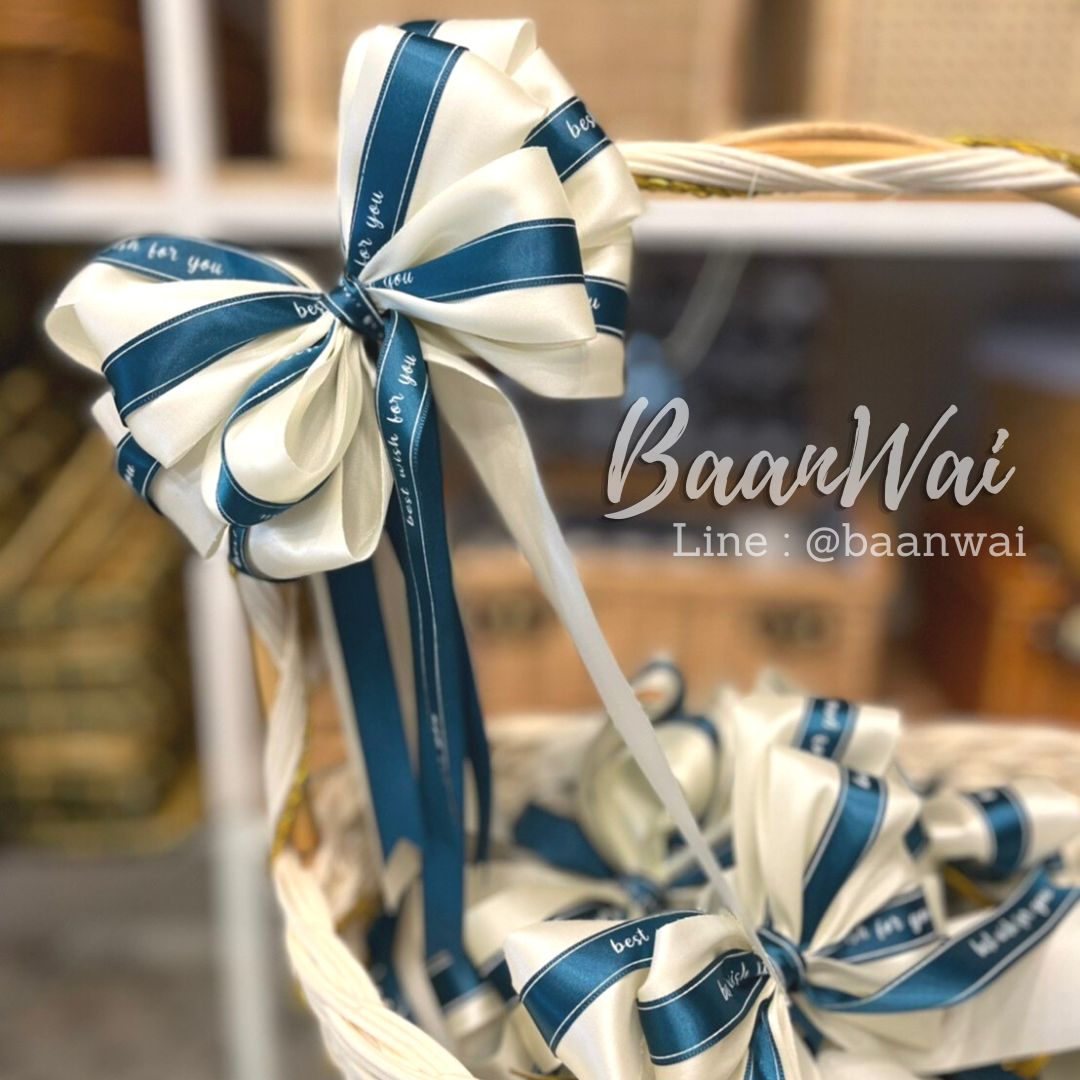 โบว์ติดขวัญ โบว์ประกวด โบว์-ขนาดกลาง โบว์ติดของฝาก