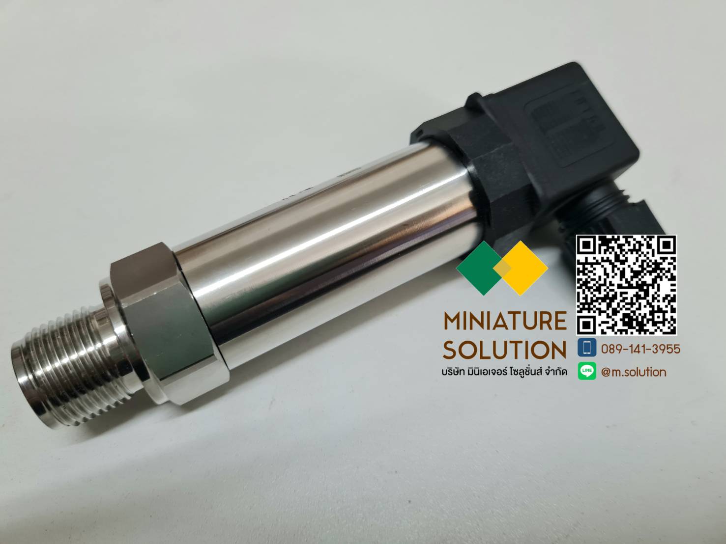 เซนเซอร์วัดแรงดัน วัดแรงดันในท่อ 0-1Mpa สื่อสาร RS485 Pressure Transmitter sensor MODBUS RTU stainless steel diffused silicon