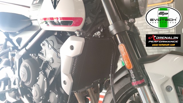 Evotech - การ์ดหม้อน้ำ สำหรับ Triumph Trident 2021+