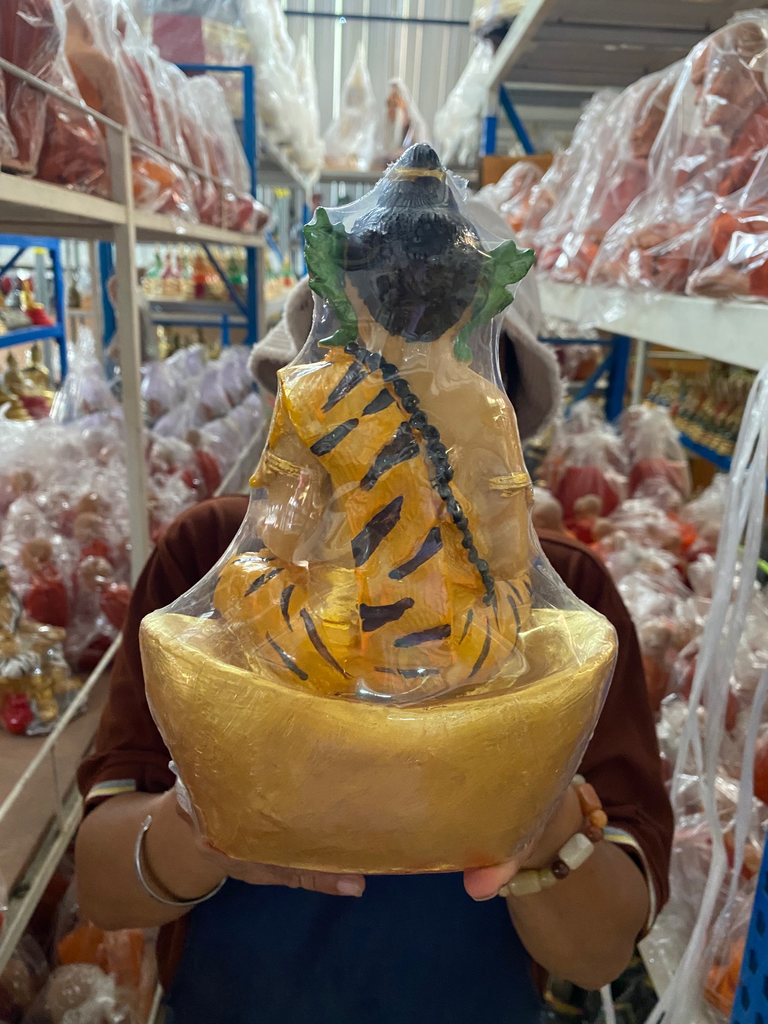 กุมารเงิน กุมารทอง เรียกทรัพย์ กว้าง8นิ้ว สูง10นิ้ว