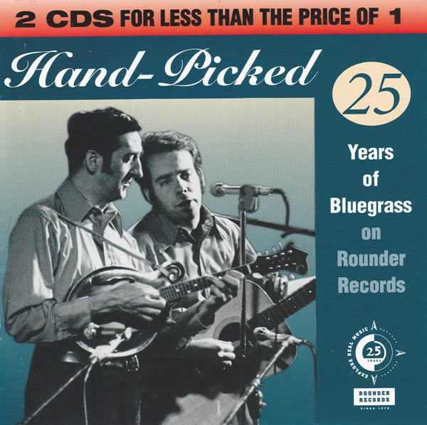 Various – Hand-Picked: 25 Years Of Bluegrass Music On Rounder Records / USA / ปกในมีจุดเหลือง / 2CD / แผ่นดี