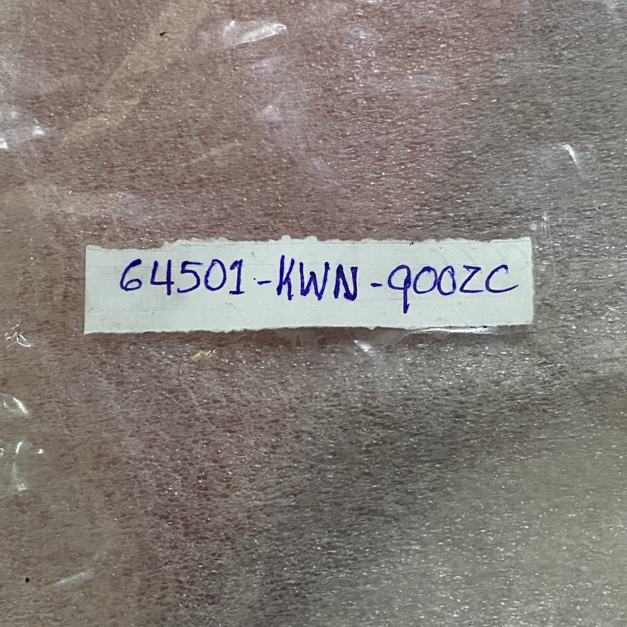 (NO BAG) 64501-KWN-900ZC ฝาครอบไฟหน้าด้านขวารถสีแดง PCX125 2009 อะไหล่แท้ HONDA