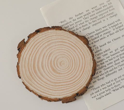 ที่รองแก้ว,จานรองแก้ว,ที่รองแก้วไม้,ที่รองเทียนหอมไม้