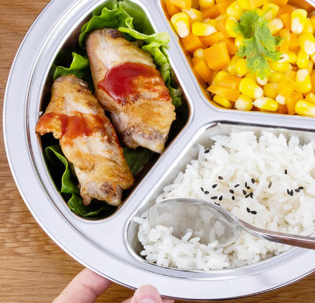 ถาดกลมสแตนเลส,ถาดหลุมสแตนเลส,ถาดสแตนเลส,ถาดใส่ข้าว,เกรด201,เกรด304