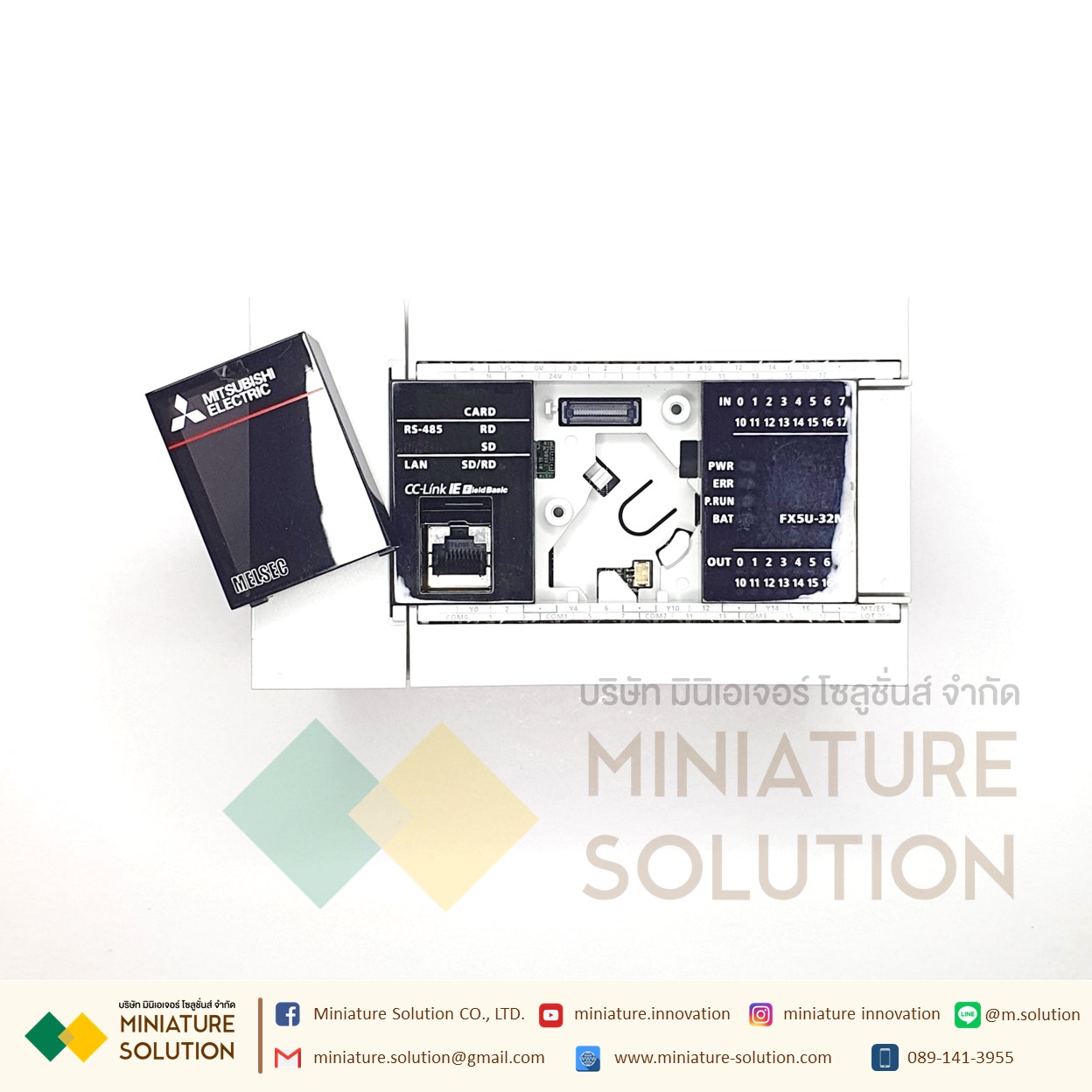 Mitsubishi PLC controller FX5U-32MR ES 64MR 80MR 32MT 64MT ESS AC/DC/RELAY