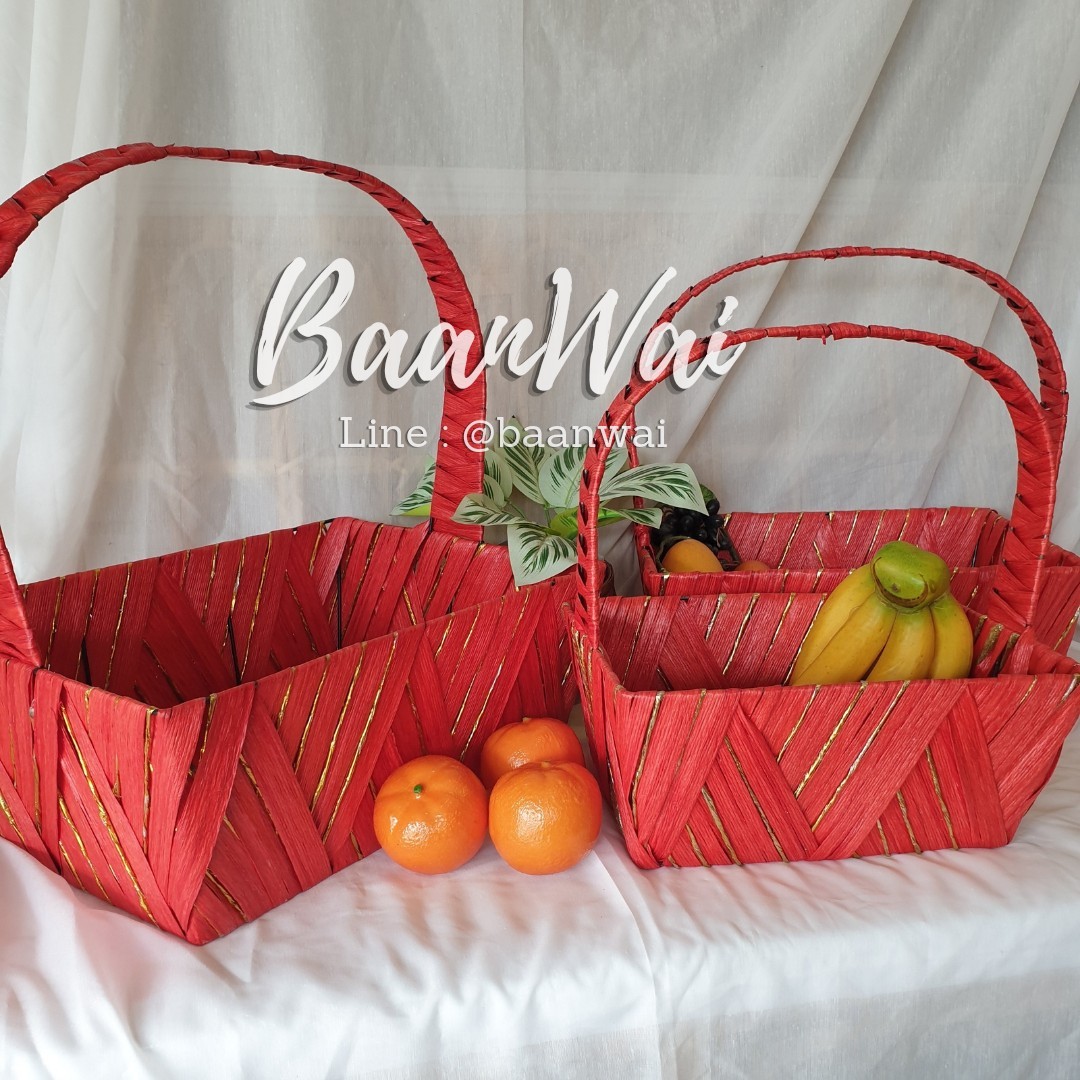 กระเช้า Code-005 VIP ทรงเหลี่ยม