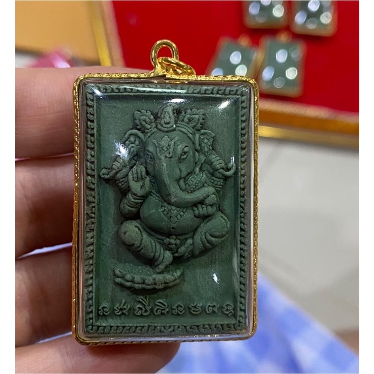 เซ็ทมหามงคลความสำเร็จ พระพิฆเนส ผ้ายันต์