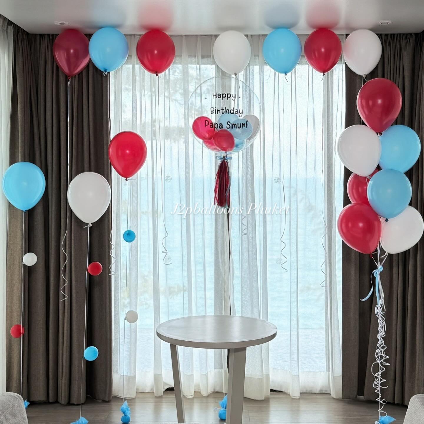 ลูกโป่งวันเกิด Balloons set และ ลูกโป่งฟองน้ำ (With helium ) (21pcs.)