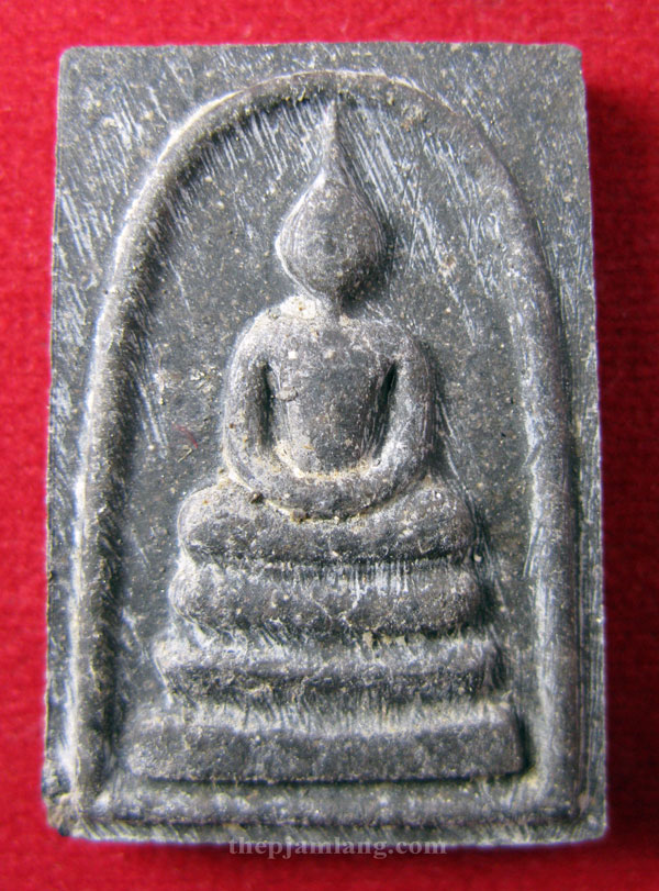 พระสมเด็จดำ(6) พ่อท่านฉิ้น โชติโก วัดเมืองยะลา รุ่นเสาร์ 5 เนื้อว่าน ปี 2543