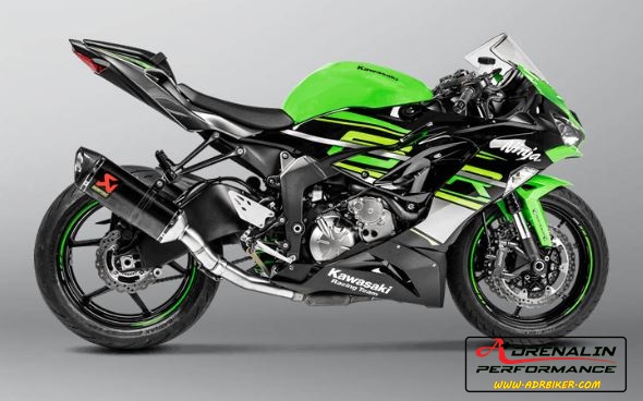 ท่อ Akrapovic สลิปออน คาร์บอน สำหรับ ZX6R 2019+ (For Exhibition only)