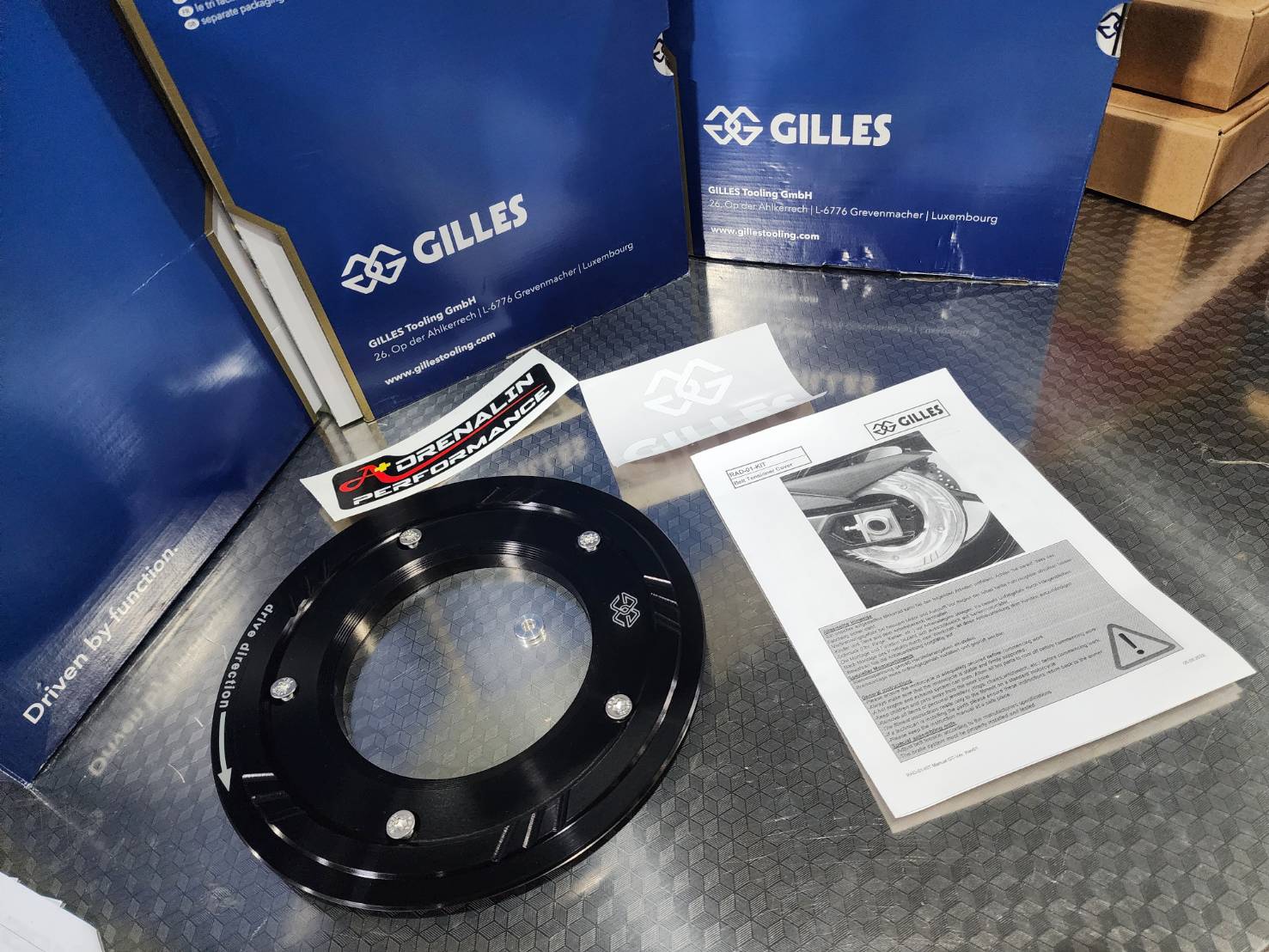 Gilles ฝาปิด pulley ฝาคราอบพูเล่หลัง สำหรับ tmax 530 560 2017+