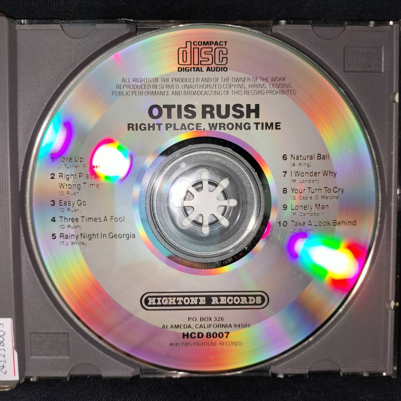 Otis Rush – Right Place, Wrong Time / CANADA / แผ่นดี