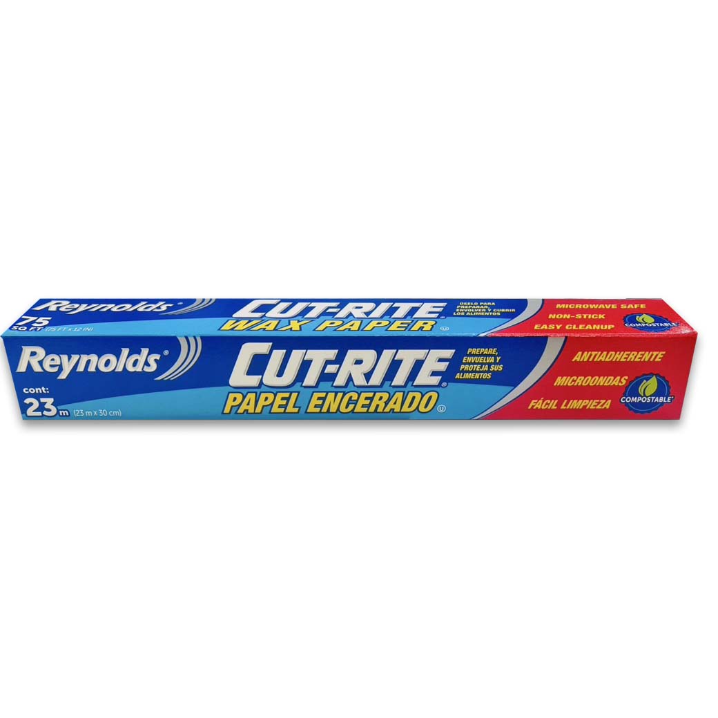 กระดาษไขห่ออาหาร Reynold Cut Rite Wax Paper กว้าง 30 ซม. ยาว 23 เมตร (09-0569)