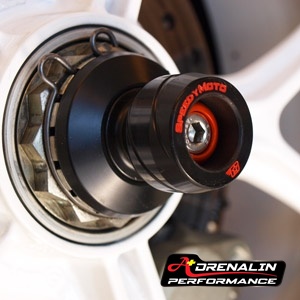 กันล้มล้อหลัง Speedymoto สำหรับ Monster 1200 เป็นตุ้มยกแสตนด์ในตัว