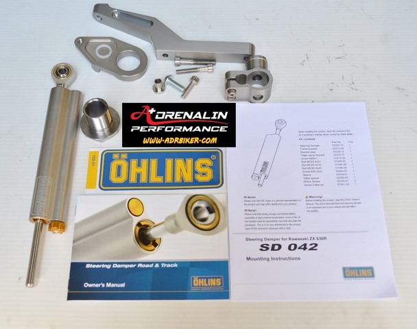 Set กันสะบัด+ขา Ohlins สำหรับ ZX6R 2019+