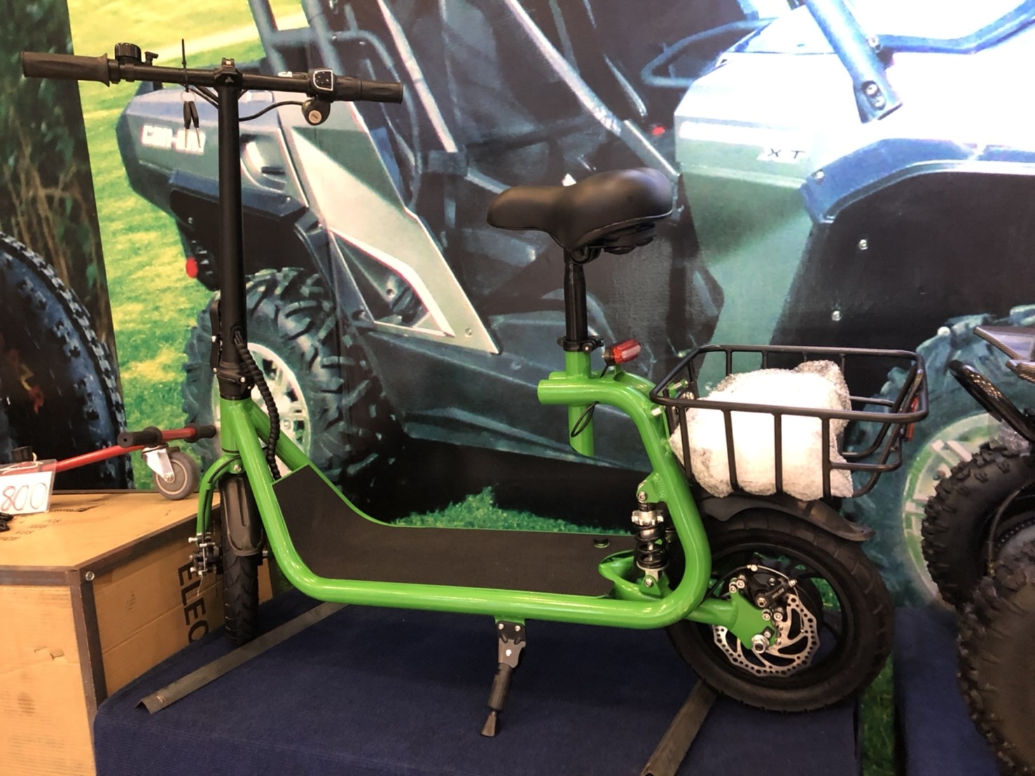 Scooter ไฟฟ้า 36V350W สำหรับ้ด็ก+ผู้ใหญ่รับน.นได้120ก.ก แบตเตอร์รี่Lithium โครงสร้างแข็งแรงวิ่งเงียบไร้เสียง+กลิ่นพับเก็บได้ง่าย