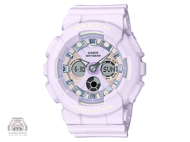 CASIO BABY-G นาฬิกาข้อมือ นาฬิกากันน้ำ นาฬิกาของแท้ ประกันศูนย์ CMG 1 ปี รุ่น BA-130WP-6A