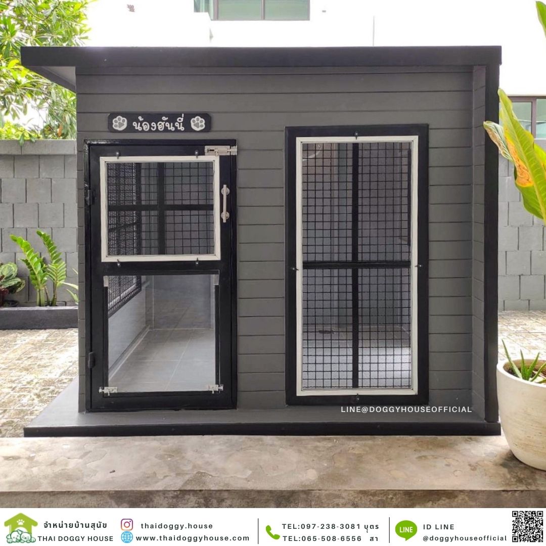 บ้านหมา แบบบ้าน Box style