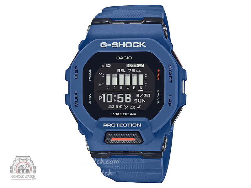 CASIO G-SHOCK นาฬิกาข้อมือ นาฬิกากันน้ำ นาฬิกาของแท้ ประกันศูนย์ CMG 1 ปี รุ่น GBD-200-2