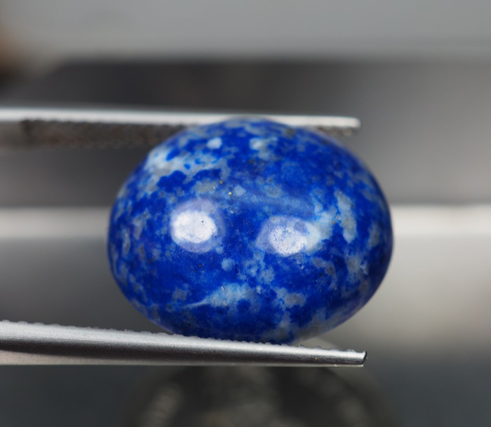 ลาพิส ลาซูลีสีฟ้า (Blue Lapis Lazuli) 12.70 กะรัต