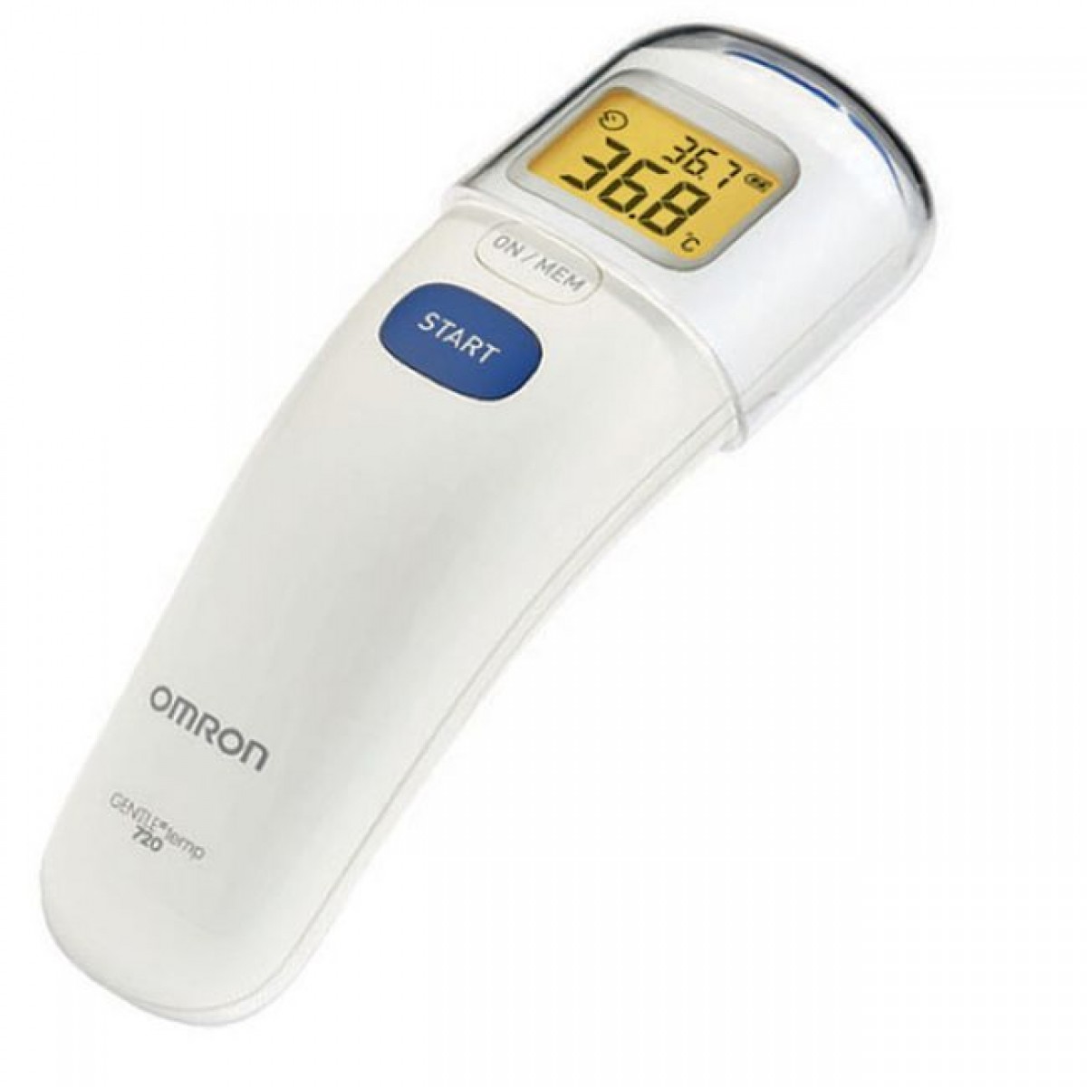 เครื่องวัดอุณหภูมิ (ทางหน้าผาก) Omron MC-720 (ของแท้ประกันศูนย์ Omron)