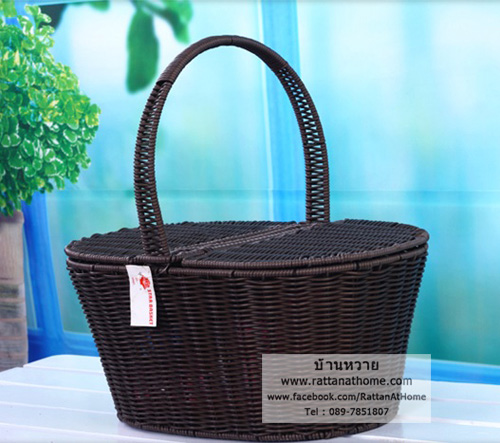 ตะกร้าปิคนิค กล่องปิคนิค กล่องหวาย